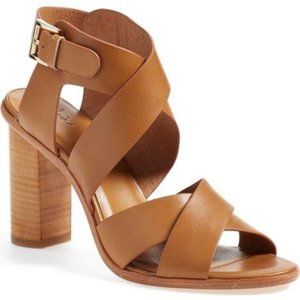 Joie 'Avery' Crisscross Block Heel Sandal Size 8